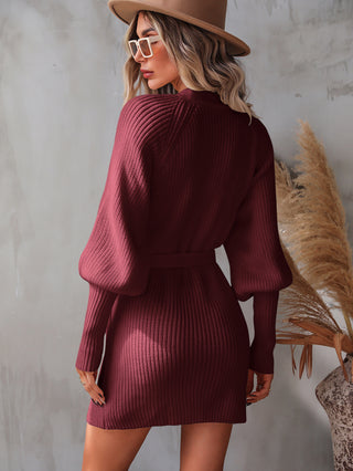 Kendall Wrap Sweater Dress