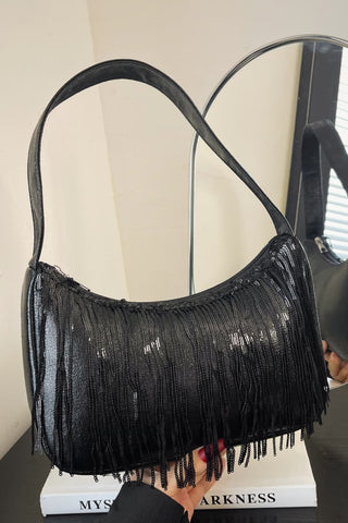 Georgette Fringe Detail Handbag