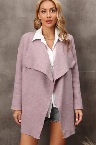 Waterfall Collar Longline Cardigan