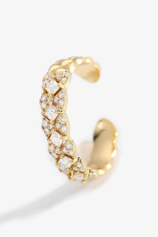 Vienze 18K Gold-Plated Open Ring