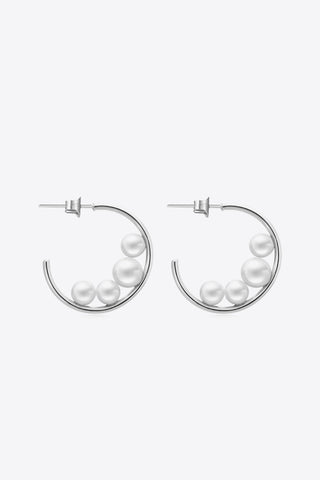 Nantucket Pearl Hoops