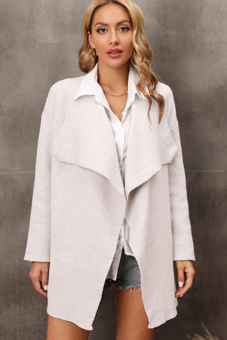 Waterfall Collar Longline Cardigan