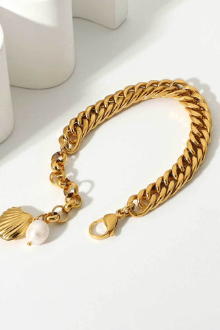 Cenote 18K Gold-Plated Curb Chain Bracelet