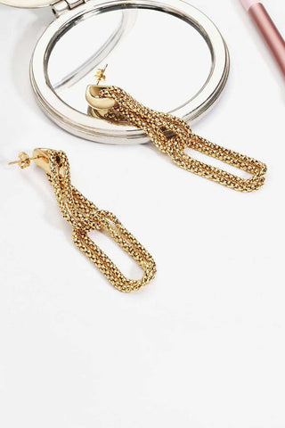 Rive Gold-Plated Soft Drop Earrings