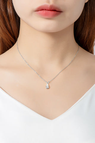 Delicate Moissanite Pendant